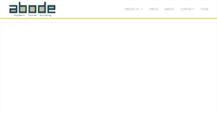 Desktop Screenshot of abodemodernhomes.com